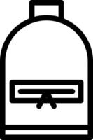 Backpack Vector Icon Design