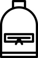 Backpack Vector Icon Design