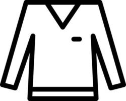 Long Sleeves Shirt Vector Icon Design