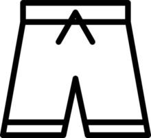 diseño de icono de vector de pantalones cortos