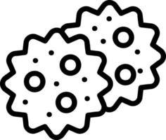 Cookie Vector Icon Design