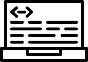 Header Code Vector Icon Design