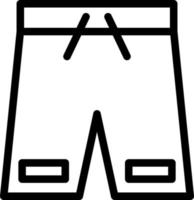 diseño de icono de vector de pantalones cortos