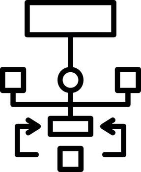 diseño de icono de vector de algoritmo