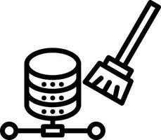 Data Cleansing Vector Icon Design