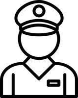 Gate Keeper Vector Icon Design