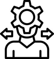 Decision Making Process Vector Icon Design