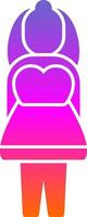 Bride Vector Icon Design