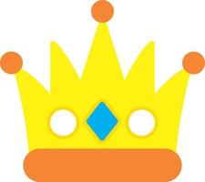 diseño de icono de vector de corona de reina