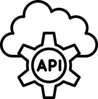 API Vector Icon Design