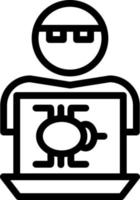 Hacker Vector Icon Design