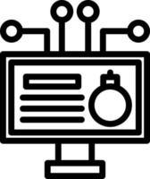 Cyber Bomb Vector Icon Design