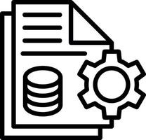 Data Reporting Vector Icon Design