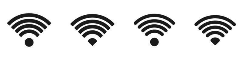 variaciones de paquetes de iconos de señal wifi, buenos para sitios web, diseño y sus necesidades de diseño vector