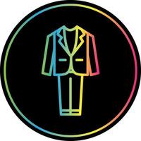 Wedding Men Suit Vector Icon Design