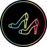 diseño de icono de vector de tacones altos