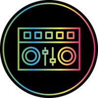 DJ Mixer Vector Icon Design