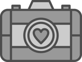 Wedding Camera Vector Icon Design