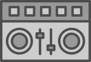 DJ Mixer Vector Icon Design