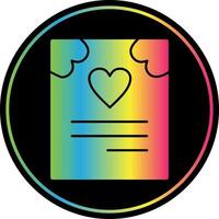 Wedding Card Vector Icon Design
