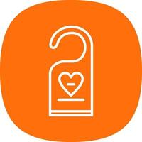 Do not Disturb Vector Icon Design