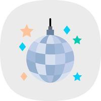 diseño de icono de vector de bola de discoteca