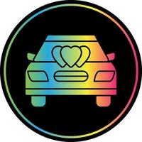 diseño de icono de vector de coche de boda