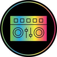 DJ Mixer Vector Icon Design