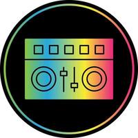 DJ Mixer Vector Icon Design