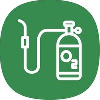 Oxygen Tank Vector Icon Design