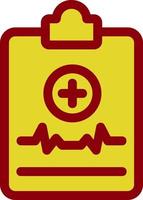 Medical Report Vector Icon Design