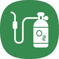 Oxygen Tank Vector Icon Design