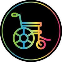 Wheelchair Vector Icon Design