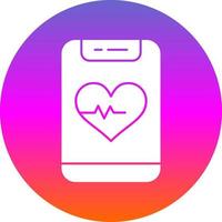 Heart Rate Vector Icon Design