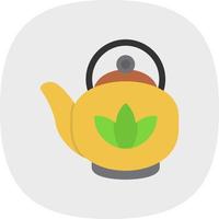 Teapot Vector Icon Design