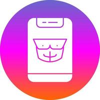 Chest Muscle Vector Icon Design