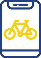 diseño de icono de vector de ciclismo