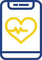 Heart Rate Vector Icon Design