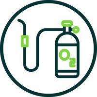 Oxygen Tank Vector Icon Design