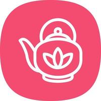 Teapot Vector Icon Design