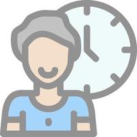 Time Management Vector Icon Design