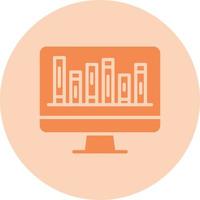 Online Library Vector Icon