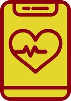 Heart Rate Vector Icon Design