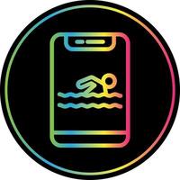 Swimming Vector Icon Design