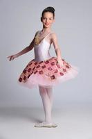Beautiful girl ballet dancer. photo