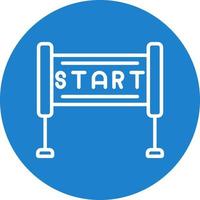 Race Start Vector Icon Design