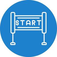 Race Start Vector Icon Design