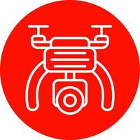 Drone Camera Vector Icon Design