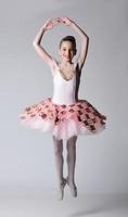 Beautiful girl ballet dancer. photo