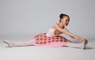 Beautiful girl ballet dancer. photo